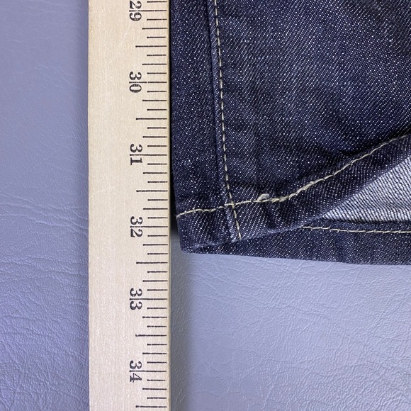 Levis 421 Skinny Jeans Women's W30 Black Dark Wash Distressed Indigo Low Rise - Picture 10 of 16